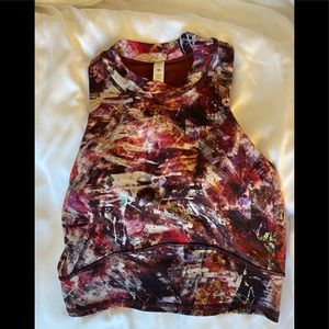 Lululemon Everlux and mesh cropped tank SZ 6 - NWT